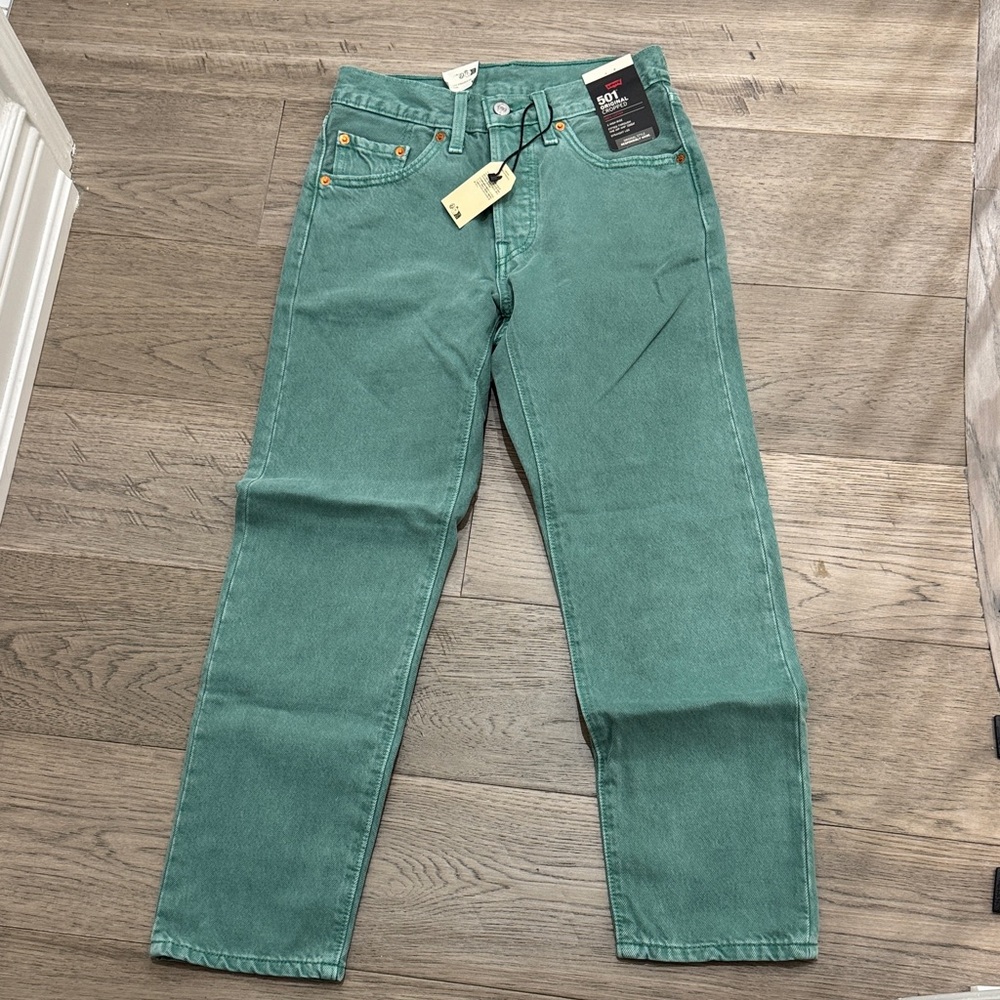 NWT Levi's Teal Denim Jeans